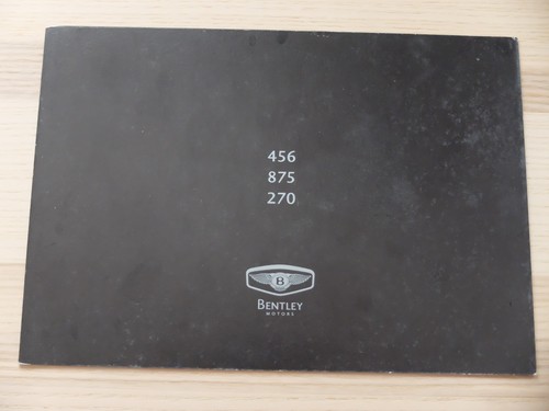 2001 bentley arnage brochure - 2001,