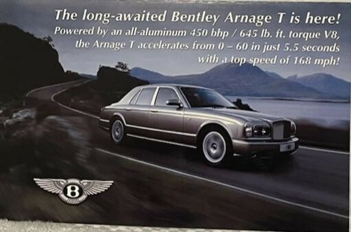 2002 bentley arnage - bentley,