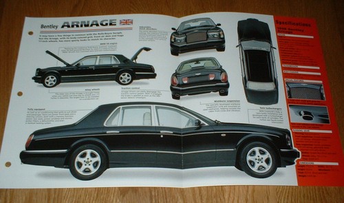 1998 bentley arnage - bentley, sheet