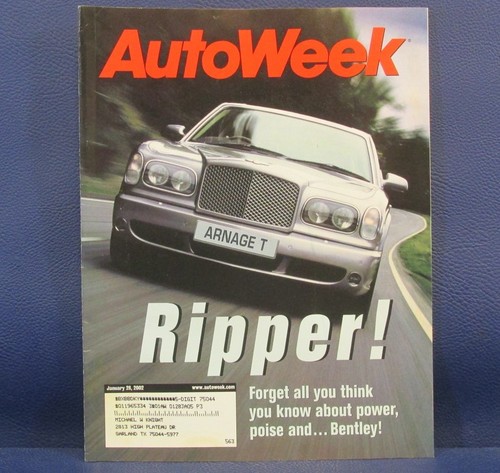Autoweek magazine january - autoweek,