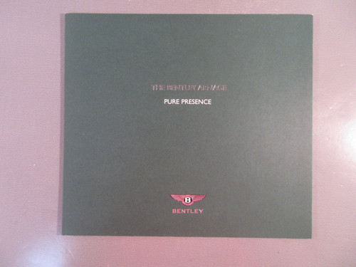 2004 bentley arnage - arnage, brochure